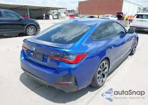 2024 BMW I4 Edrive35 из США, поврежденный, VIN WBY43AW01RFS40186